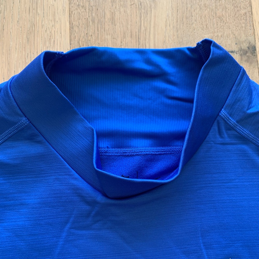 Nike NFL Blue Therma-Fit Long Sleeve Mock Neck Shirt Top CW6384-405 NWOT sz 3XL - Picture 4 of 8